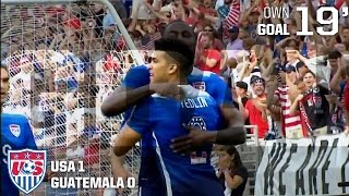 MNT vs Guatemala Carlos Castrillo Own Goal  July 3 2015 [upl. by Koss]