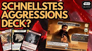 DAS AGGRESIVSTE DECK IM SPIEL Lando Aggression Decktech  TippsampTricks  Star Wars Unlimited [upl. by Salohcin740]