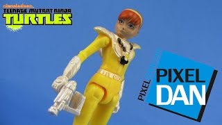 April ONeil Space Comrade Teenage Mutant Ninja Turtles Dimension X Figure Video Review [upl. by Ennahoj]