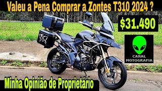 Valeu a pena comprar a Zontes T310 2024  Minha Opinião de Proprietário [upl. by Tnahsin]