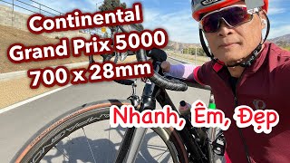 Vỏ Xe Đạp Đua Hoàn Hảo Continental Grand Prix 5000 Transparent 700 x 28mm [upl. by Reseta9]