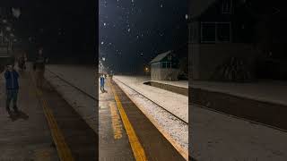 Castlebar Train Station Co Mayo this morning ❄️snow Dublin mayo ireland irish winter [upl. by Ketty656]