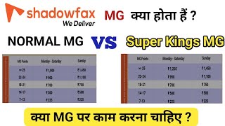 Shadowfax MG Kya Hota Hai  How to Earn MG  Shadowfax Earning and Work Experience [upl. by Nniuqal]