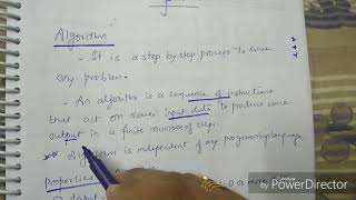 Algorithm and its propertieslecture1ADA [upl. by Conny35]