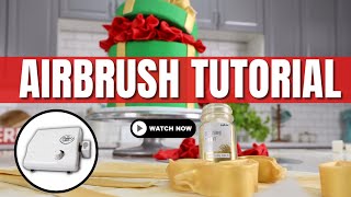 Airbrush Tutorial For Cakes [upl. by Connett921]