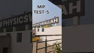 MIP PHYSICS WALLAH TEST5 💖 minivlog neet2025 testseries [upl. by Levan]