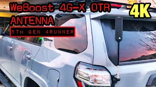 Prinsu Rack amp WeBoost Signal Booster for 4Runner 📡🚙 【TRD38】 [upl. by Jammie806]