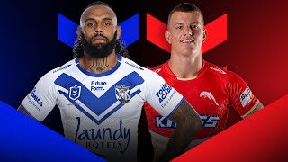 NRL 2024  Bulldogs v Dolphins Round 24  Match Preview [upl. by Eilahs]