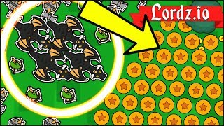 WE FOUND A SECRET LORDZIO SERVER GETTING 4 DRAGONS NEW IO GAME  Lordzio Gameplay [upl. by Ennasirk116]