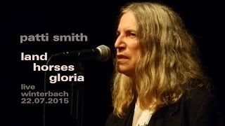 patti smith land horses  winterbach 22072015 [upl. by Botsford]