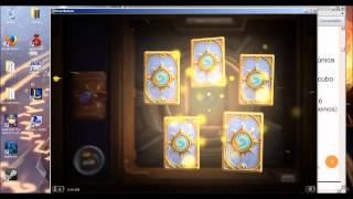 Abrir pacotes HearthStone  a arte 01 [upl. by Tonry]