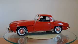 MERCEDES BENZ 190SL W121 HARDTOP 1955 ERTL 118 [upl. by Ecniuq435]