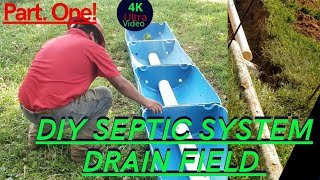 DIY Septic Drain Field with 55 gallons Barrel 22 Home made GravelLees Drain Field or Leach Field [upl. by Lavine]