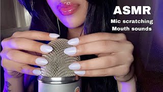 ASMR Intense Mouth Sounds amp Mic Scratching Tingle Overload [upl. by Pozzy]