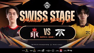 FIL M6 Swiss Stage Day 4  BTK vs FNOP Game 1 [upl. by Acinoed]