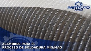 Alambres para el proceso de soldadura MIGMAG [upl. by Jacobah]