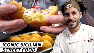 How Sicilys Favorite Street Food Arancine Are Made — The Experts [upl. by Darrin]