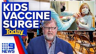 Thousands of children to be vaxxed from Monday  Coronavirus  9 News Australia [upl. by Keg]