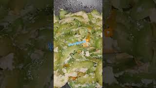 Ampalaya with salted egg easyrecipe asmrsounds cooking shortvideo [upl. by Oneg]