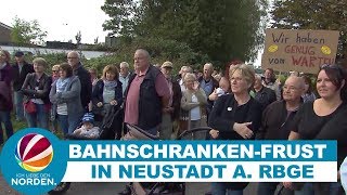 BahnschrankenFrust in Neustadt am Rübenberge [upl. by Atirys]