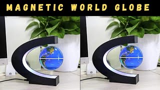 Magnetic Levitating World Globe with LED Light For Home and Room Decor 🥰 [upl. by Bottali]