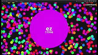 Agario New World Record  3 BILLION mass [upl. by Yrek]