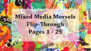 Mixed Media Morsels Appetizers 125 Flip Through [upl. by Mackie]