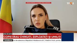 Minori exploataţi de reprezentanţii unei fundaţii la Botoșani Două persoane au fost reţinute [upl. by Ranjiv]