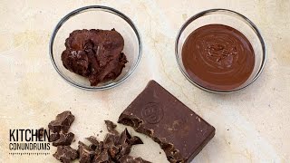 How to Melt Chocolate the Right Way  Kitchen Conundrums with Thomas Joseph [upl. by Oirramaj]