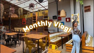 Monthly Vlog Girl Dates amp Lazy Days [upl. by Zippel]