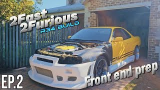 2Fast2Furious R34 Build GTR Front end [upl. by Meli]