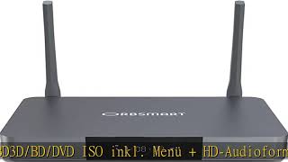 Orbsmart R81 4K Media Player  Dolby Vision  HDR10  UHD  3D  HDAudio  USB 30 für Festplatte [upl. by Anahsat]