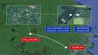 Helicopter crash in Ireland  Two men confirmed dead [upl. by Ettennahs]