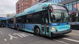 MTA Bus 6282 on the Q70 LGA Link to LGA Airport leaving the 74th St Bus Terminal [upl. by Rosenberg]