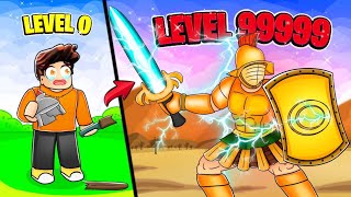 I BECAME A LEVEL 999999999 ROBLOX GLADIATOR [upl. by Kyla]