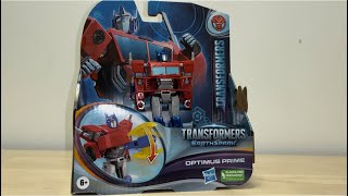 Transformers earthspark Optimus prime complete transformation process video tutorial [upl. by Hanimay]