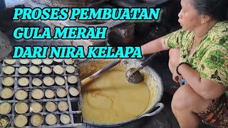 proses pembuatan gula merah dari nira kelapa [upl. by Cale]