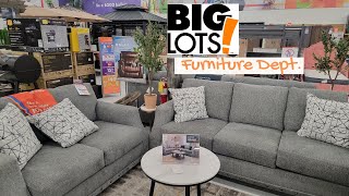 BIG LOTS FURNITURE DEPARTMENT 2024  WHATS NEW  SOFAS BEDS amp MORE [upl. by Legnalos403]