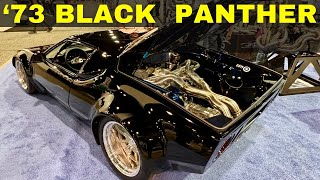 FORD GT or De Tomaso Pantera CUSTOM 1973 “BLACK PANTHER” Widebody Pantera [upl. by Husein389]