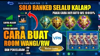 CARA BUAT ROOM WANGI S29  CARA PUSH RANK MUSUH GAMPANG SEASON 29 MOBILE LEGENDS  AUTO WINSTREAK [upl. by Adnalay69]