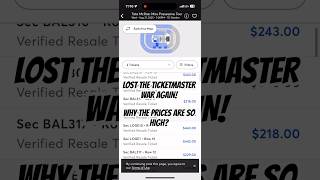 Lost to Ticketmaster again tatemcrae 2hands soclosetowhat concert ticketmaster fail fyp [upl. by Yelwar]