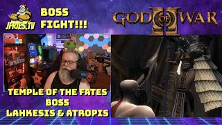 Highlight God of War II  Temple of the Fates Boss  Lahkesis amp Atropis [upl. by Ary]