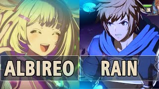 GBVSR🔥Albireo Vikala Vs RAIN Gran🔥 High Level Gameplay [upl. by Llevel790]