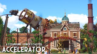 Planet Coaster 2  Accelerator Timelapse  POV  Blueprint [upl. by Cirdec364]