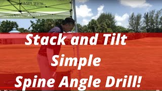 The Best Stack and Tilt Tip To Create your Perfect Spine Angle PGA Professional Jess Frank [upl. by Blanchette]