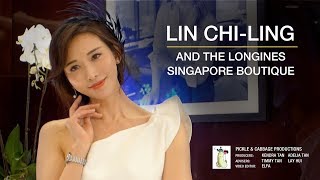 Lin ChiLing 林志玲 and the Longines Singapore Boutique [upl. by Xavler]