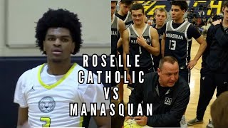 Roselle Catholic vs Manasquan  Metro Classic Replay  Ethan Mgbako Eric Hillsman [upl. by Thom459]