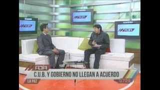 UMSS  ENTREVISTA A ALEJANDRO MOSTAJO EN BOLIVISION [upl. by Jarvey]