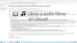 📖 🎵 Libros y audio libros en icloud [upl. by Neetsuj]