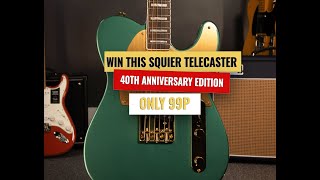 Win This New Squier Telecaster for only 99p [upl. by Adlesirk722]